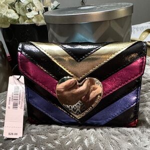 Victoria’s Secret NWT Rainbow Trifold Wallet